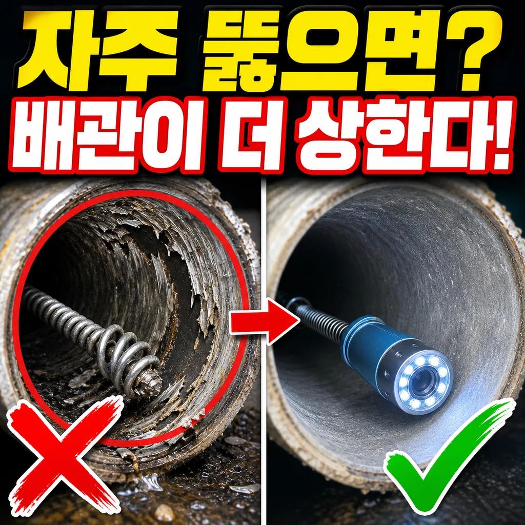 자주 뚫으면 배관에 좋다는 오해