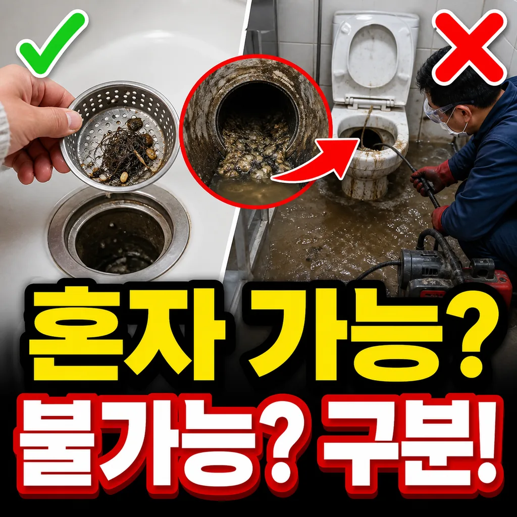 나 혼자 처리 가능한 상황과 불가능한 상황 구분법