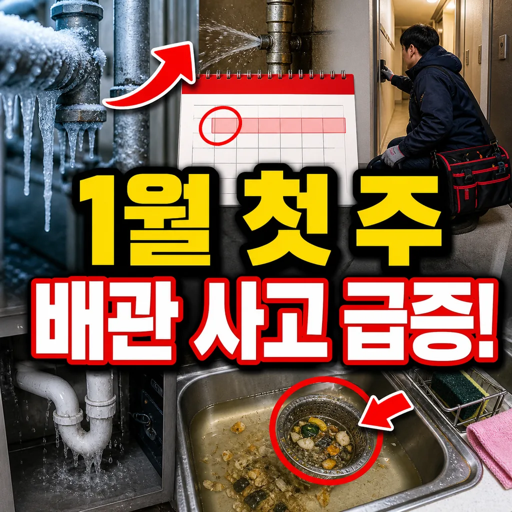 신년 첫 배관 사고, 왜 1월 첫 주에 몰릴까