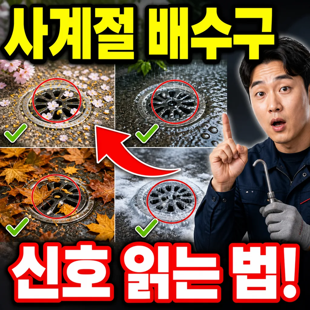 사계절, 배수구가 조용히 보내는 신호를 읽는 법