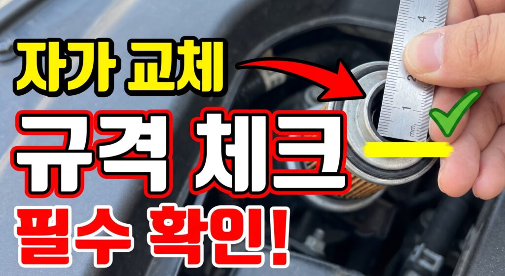 자가 부속 교체 전 반드시 확인할 규격 체크