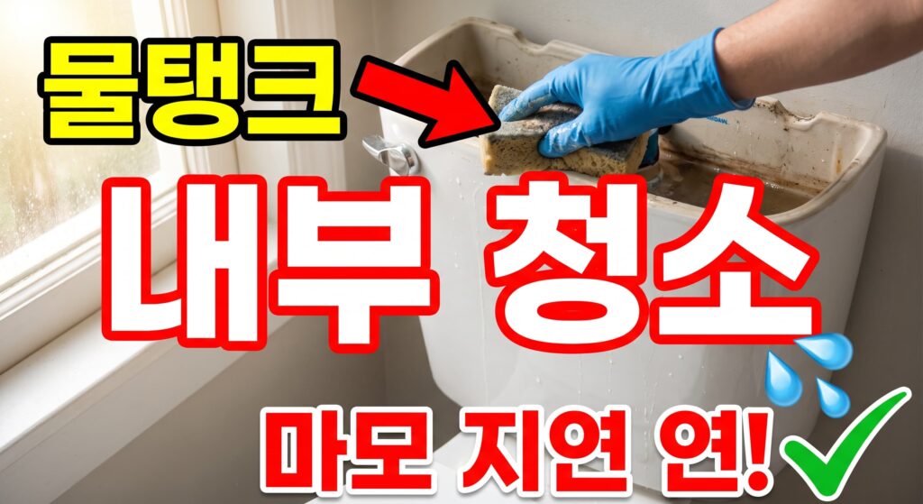물탱크 내부 청소로 부속 마모 늦추기
