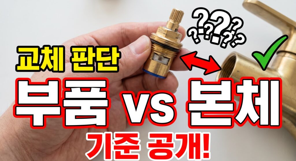 카트리지 교체 vs 본체 교체 판단 기준