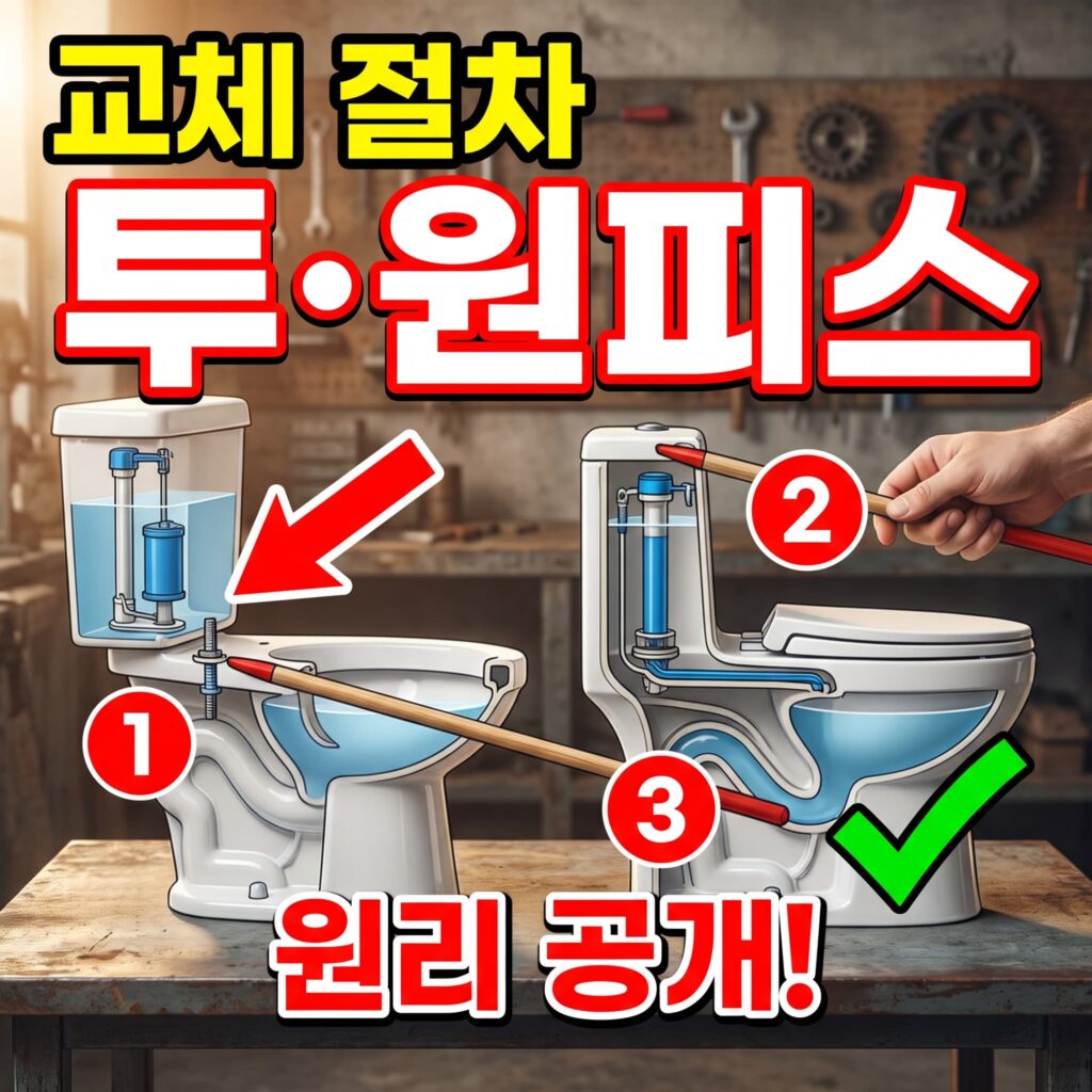 투피스·원피스 변기 부속 교체 절차 가이드