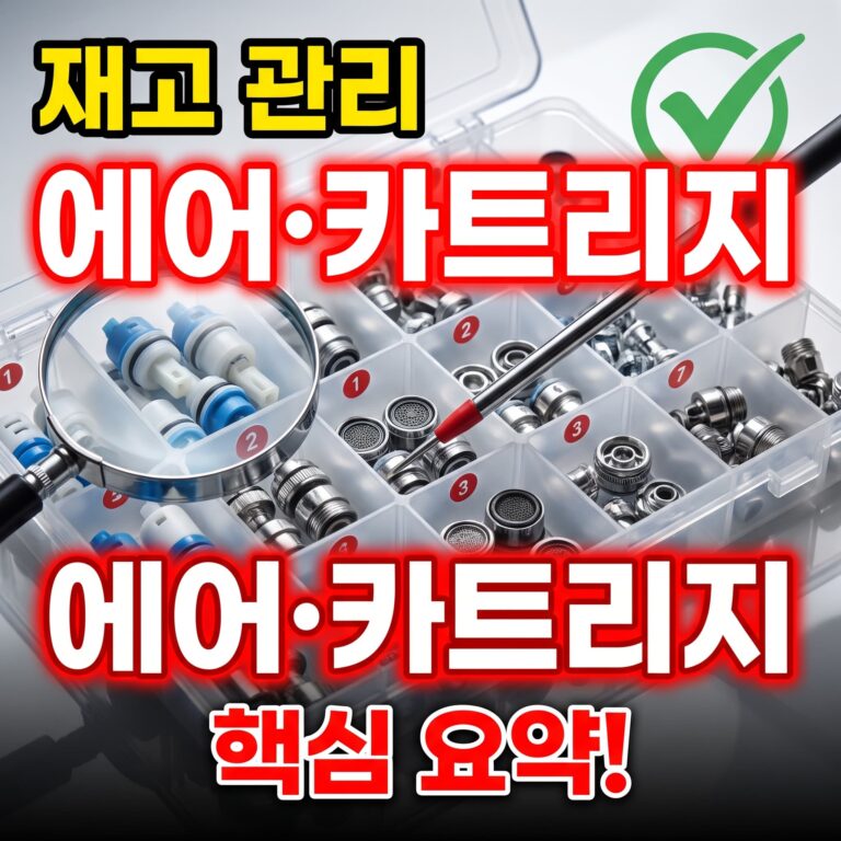 에어레이터·카트리지 부속 재고 관리 가이드