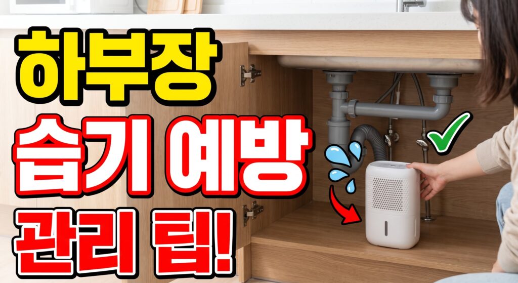 하부장 습기 예방 관리 팁