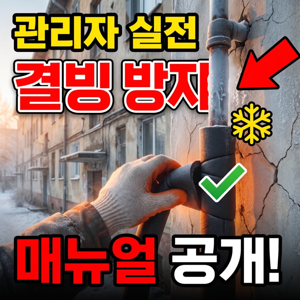 오래된 다세대 주택 겨울 배관 결빙 방지 관리자 매뉴얼 실전 편