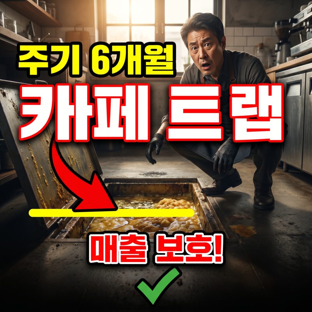 카페·베이커리 그리스트랩 6개월 유지관리 실전 매뉴얼 매출 보호
