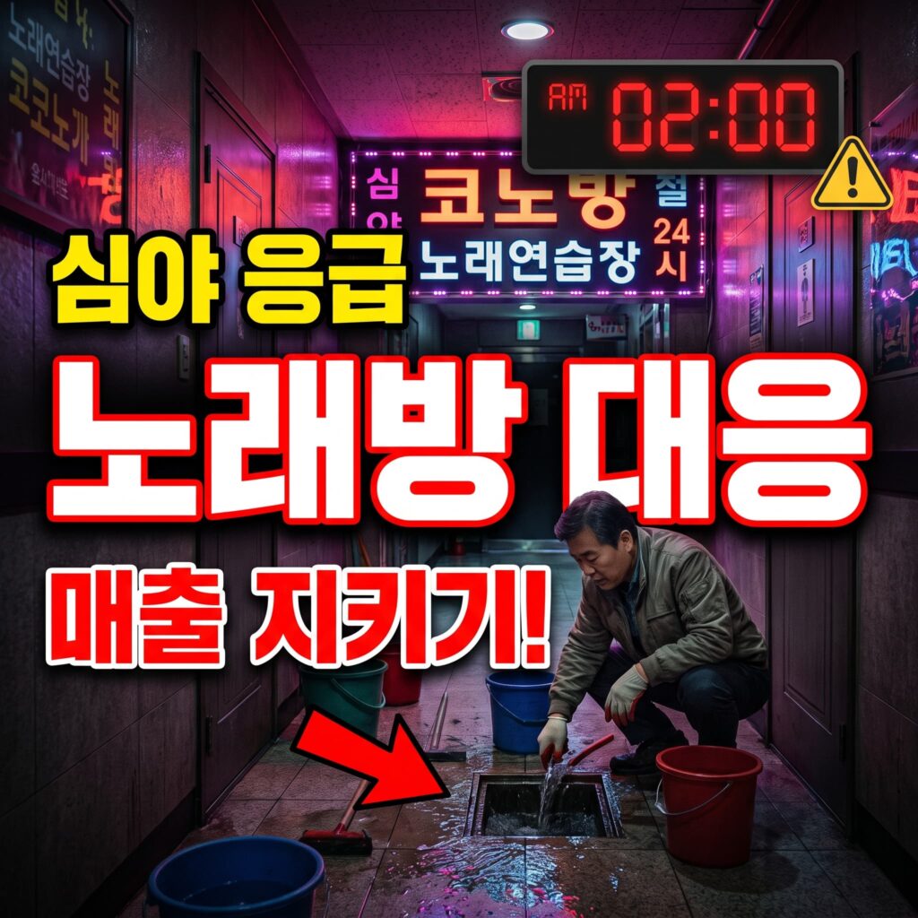 노래방·유흥주점 심야 배관 응급 대응 사업자 가이드 매출 시간 지키기