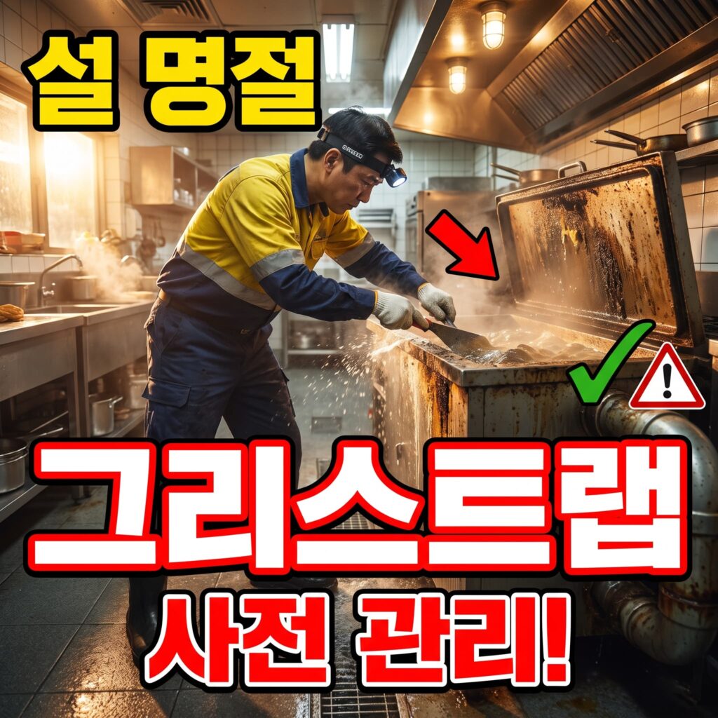 설·구정 명절 주방 그리스트랩 대응 실전 사례 — 연휴 진입 전 사전 관리 필수