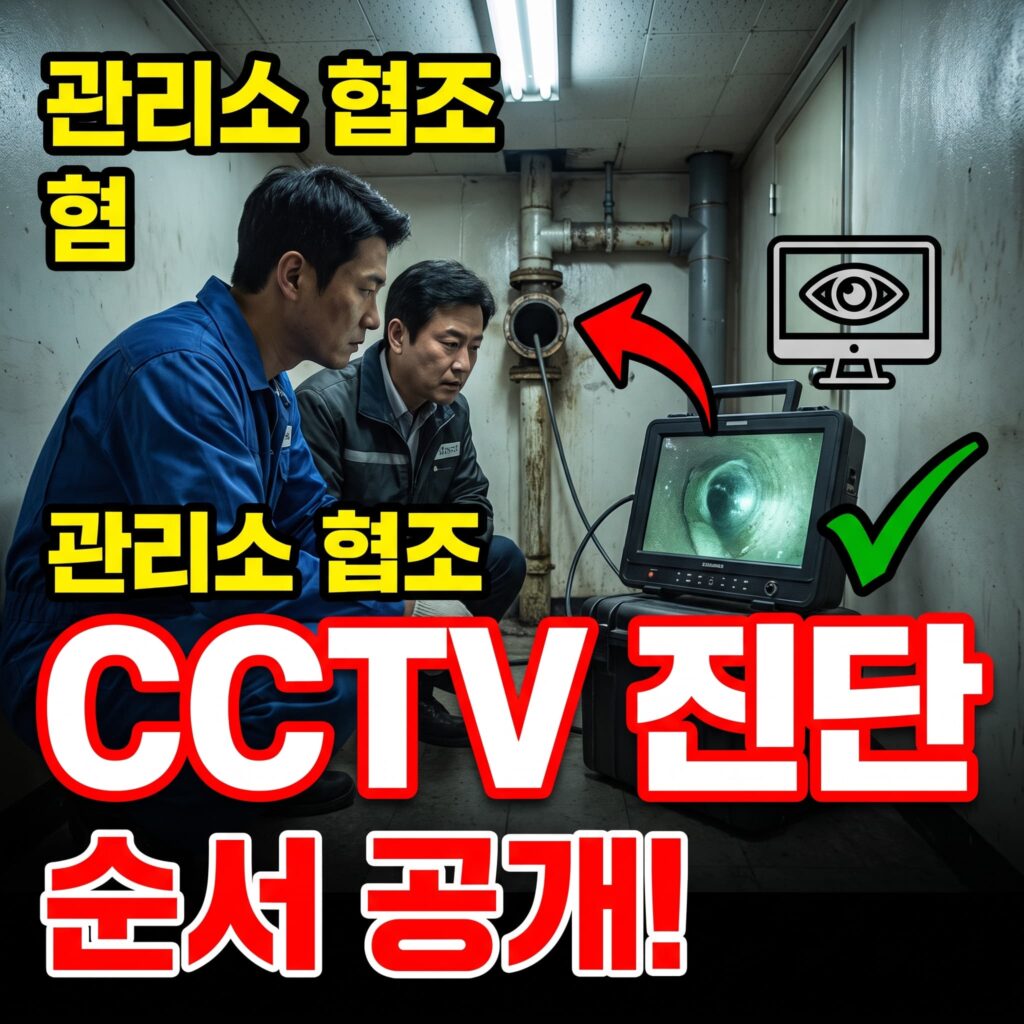 아파트 세대 CCTV 배관 진단 순서와 관리사무소 협조 실전