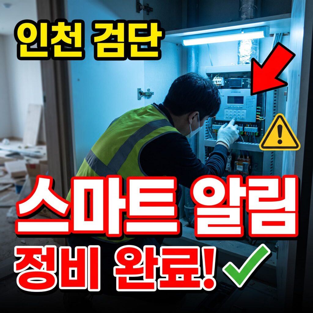 인천 검단 신축 아파트 스마트홈 배수 알림 오작동 정비 사례