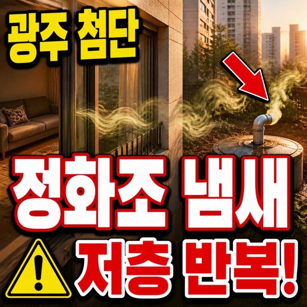 정화조 방향 냄새 저층 세대 반복 유입 원인과 관리소 협조 요청 정리 광주 첨단지구