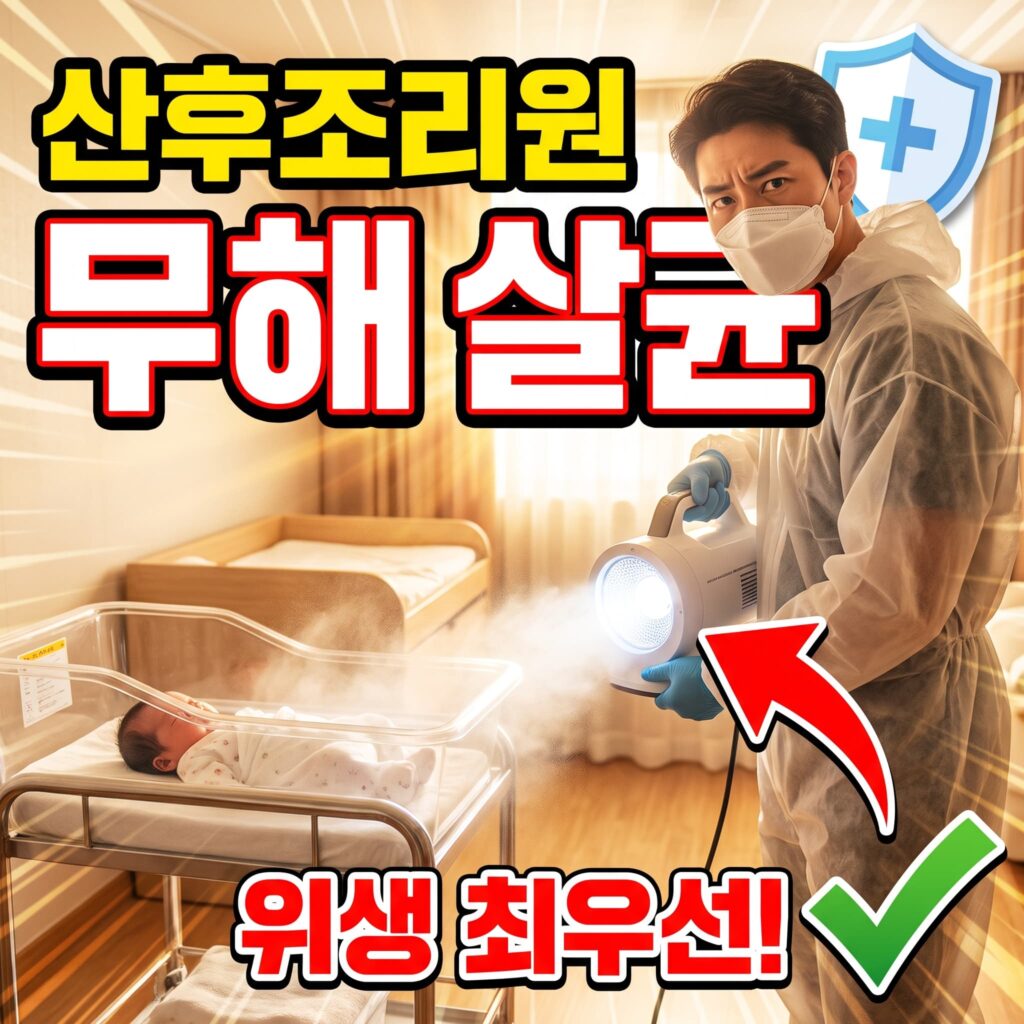 산후조리원 신생아 위생 최우선 배수 응급 대응과 무해 살균 시공 사례