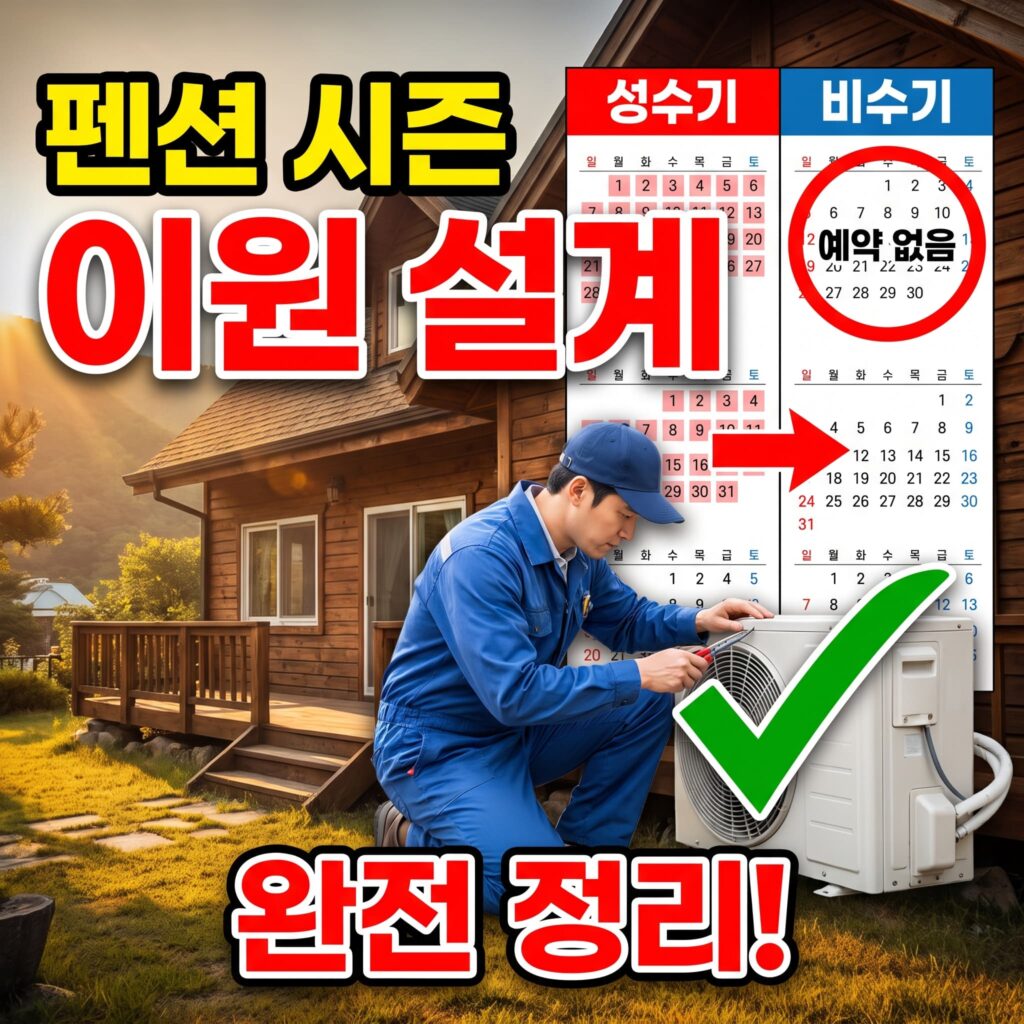 펜션·리조트 시즌 관리 계약 — 성수기·비수기 이원 설계