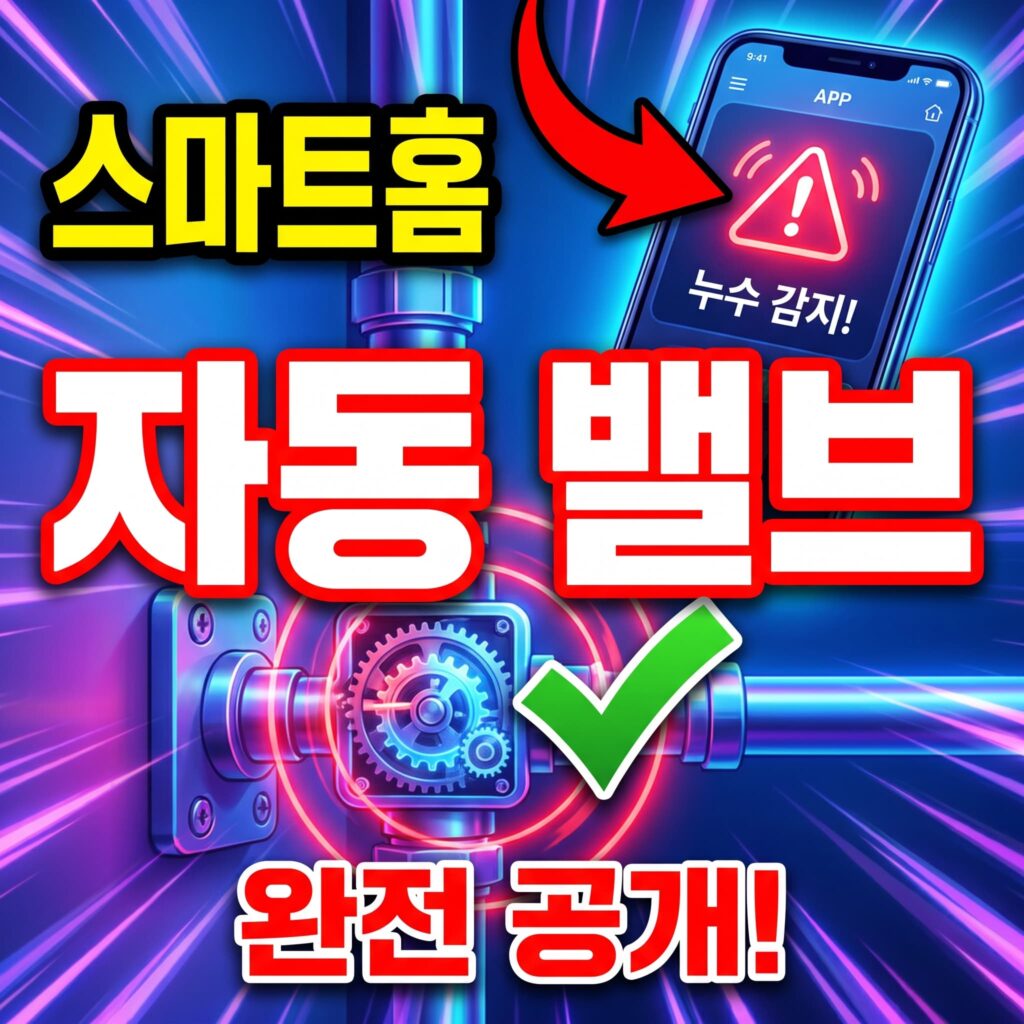 스마트홈 배관은 무엇을 바꾸는가 — 앱 알림·자동 밸브·누수 감지