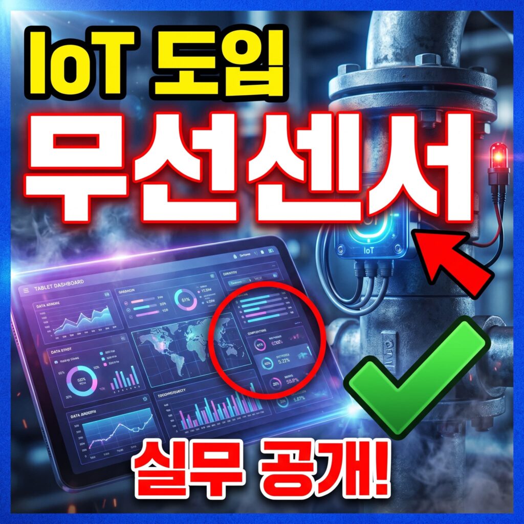 IoT 배관 센서 도입 실무 — 무선 방식·배터리·클라우드 대시보드