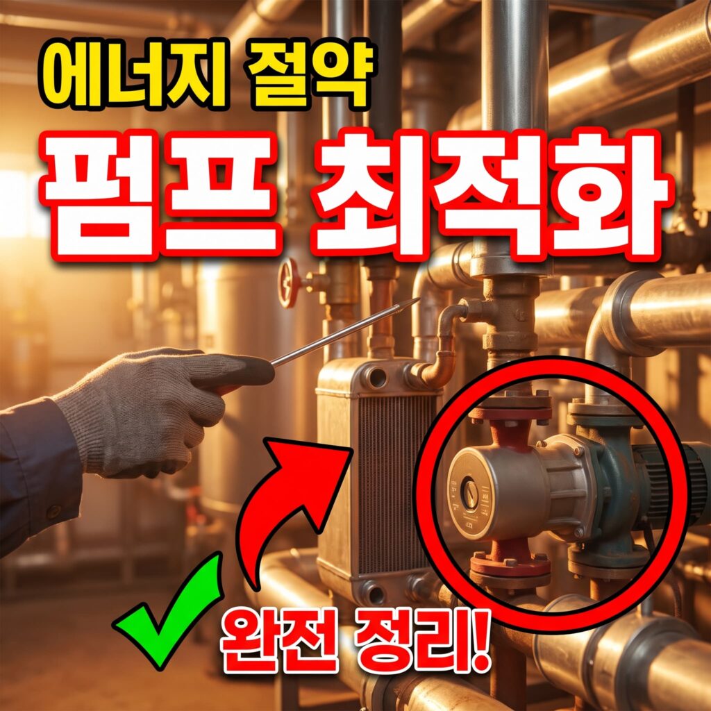 배관 관리로 에너지 절약 — 열회수·펌프 최적화·급탕 라인