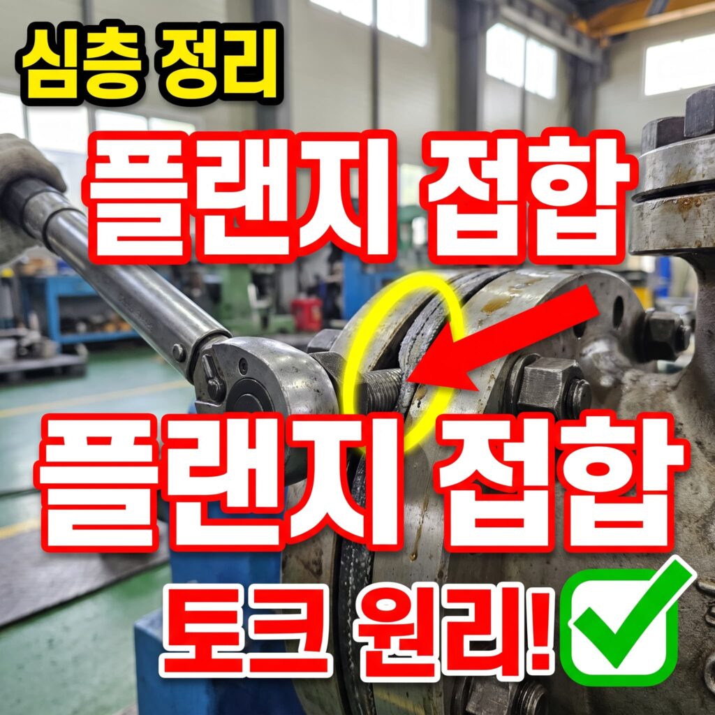 플랜지 심층 — 볼트·개스킷·토크 관리와 대구경 접합 원리