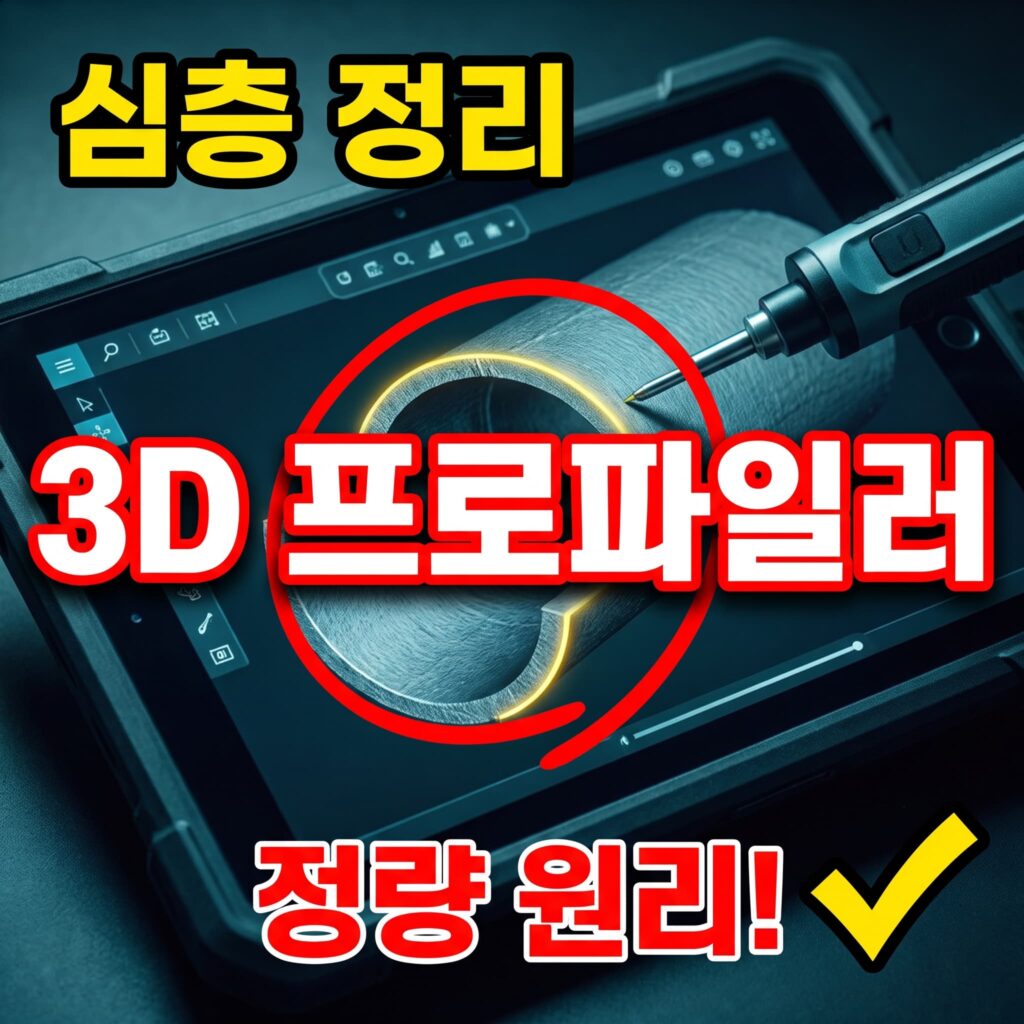 관로 프로파일러 심층 — 3D 스캔·잔존 두께·이상 정량화 원리