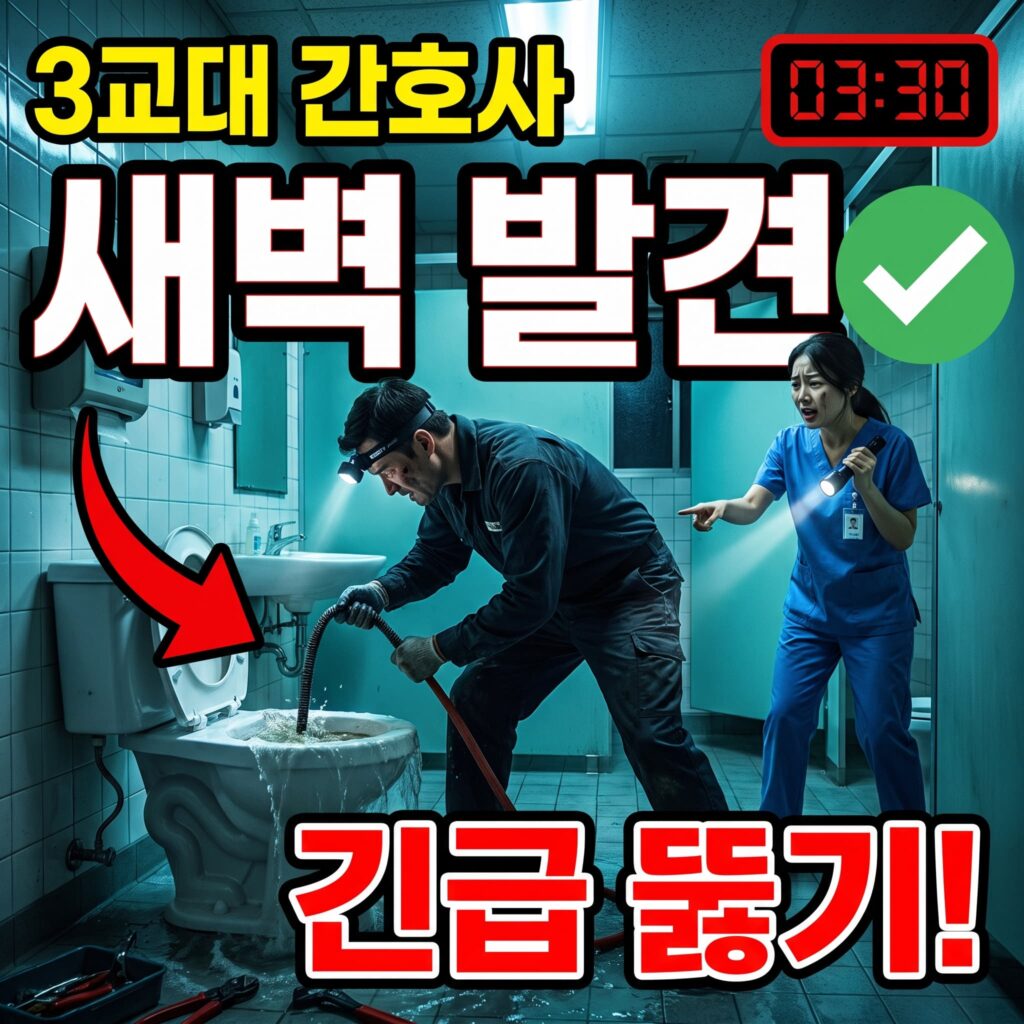 3교대 간호사가 새벽에 발견한 병동 화장실 막힘