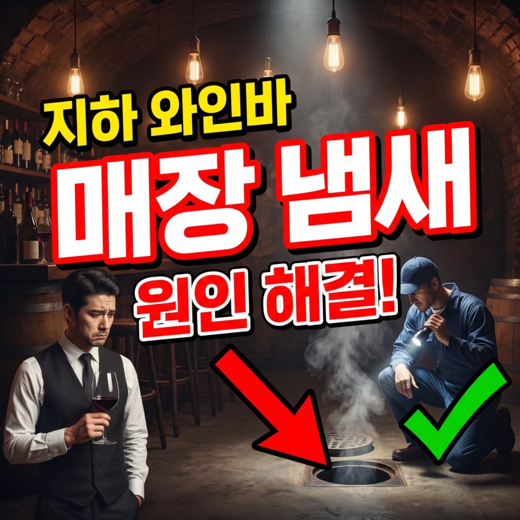 와인바 소믈리에가 만난 지하 매장의 냄새 문제