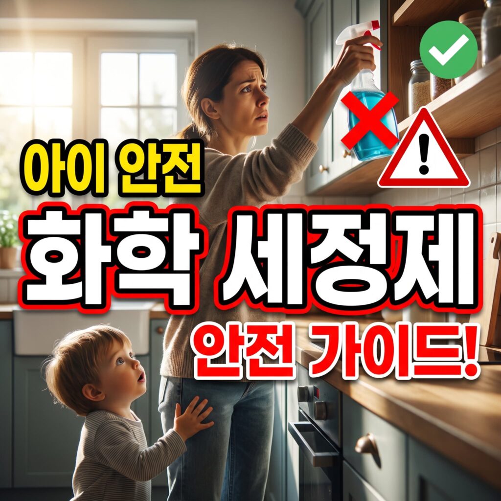 아이 있는 집, 배수구 세정제 화학 안전 가이드