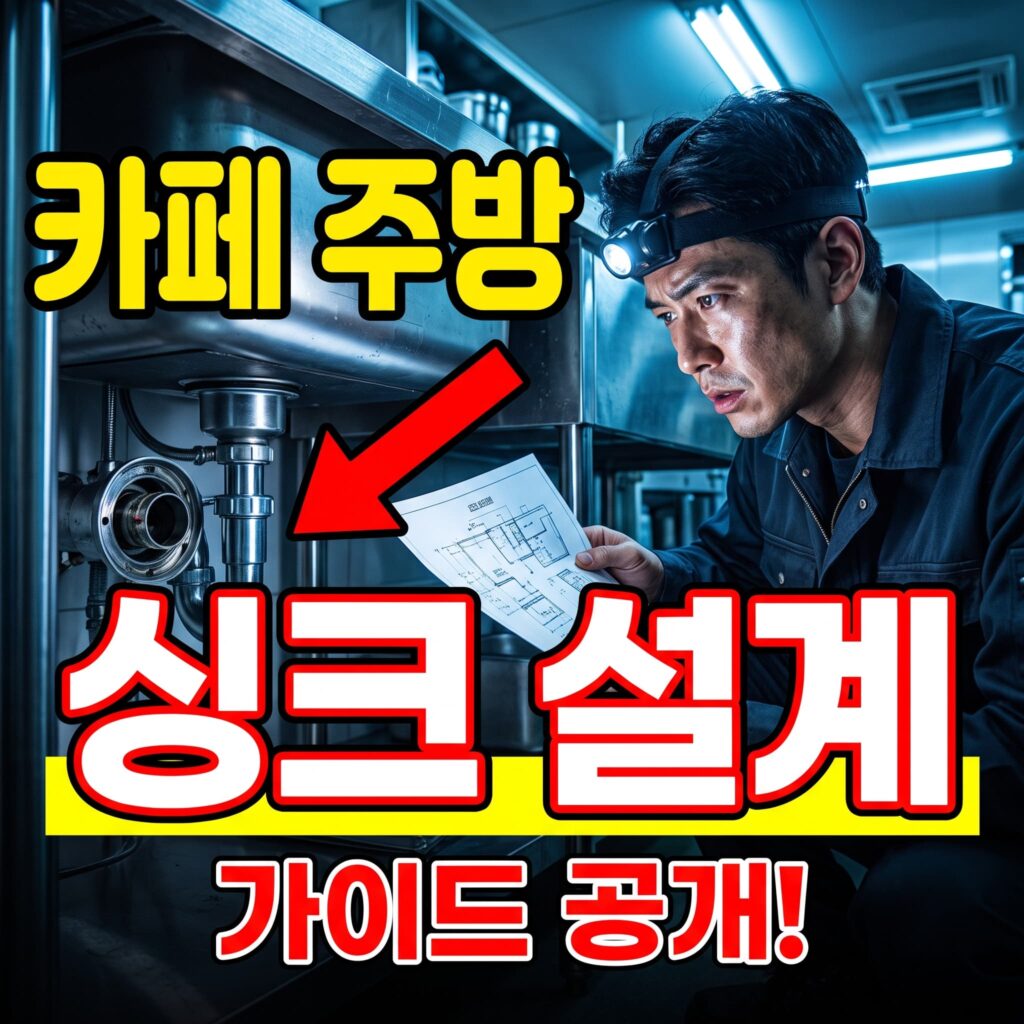 카페 주방 싱크대 배수 설계 가이드
