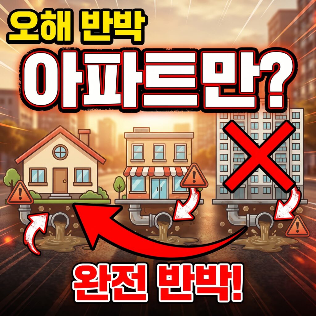 보험이 안 된다고 미룬 누수 사고