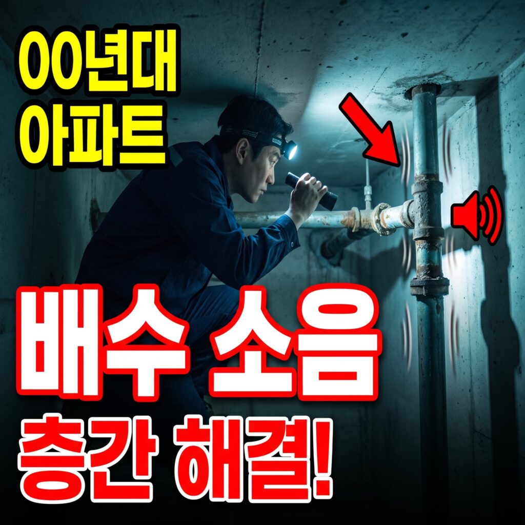 2000년대 아파트 층간 소음, 배수 소음(수격·유하음) 사례