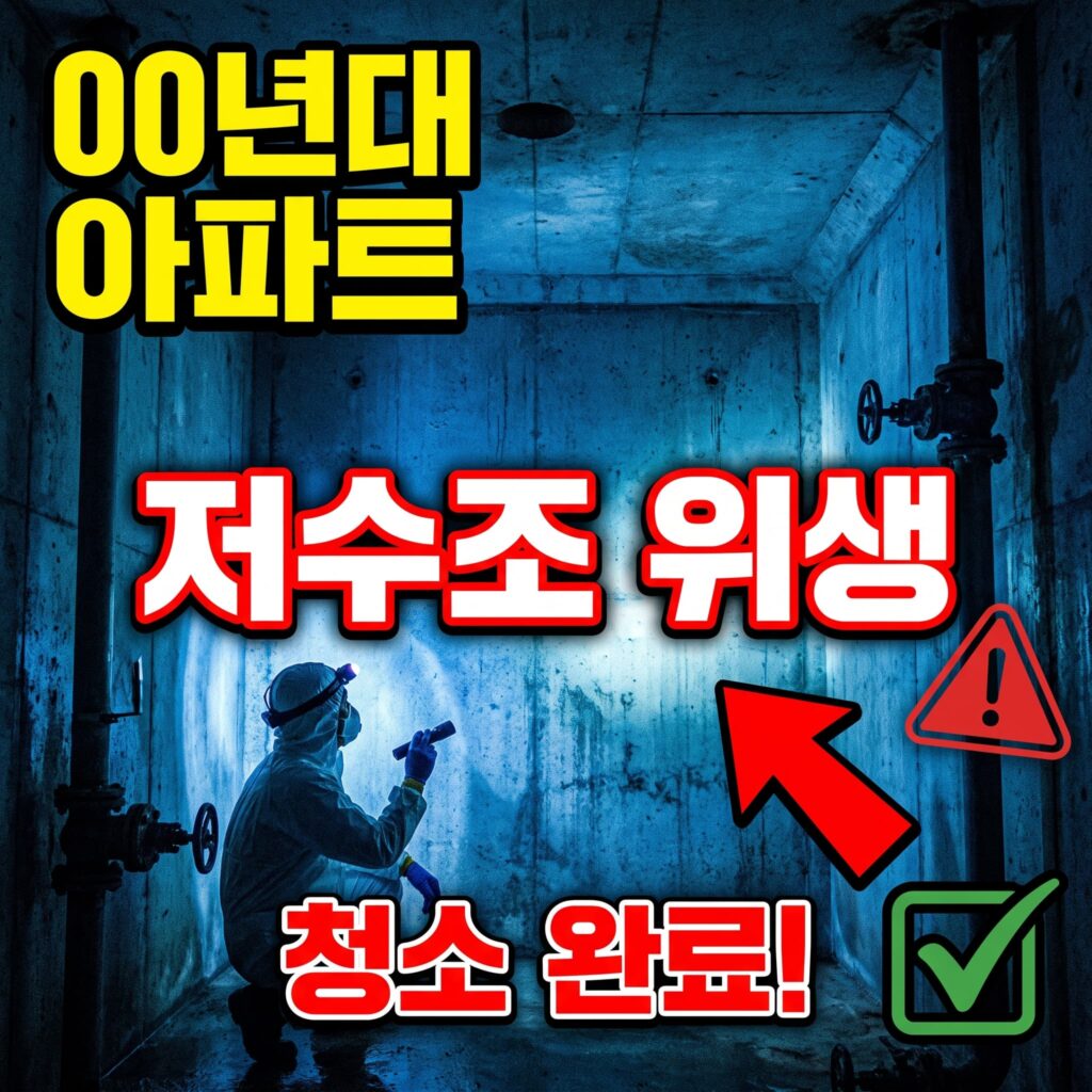 2000년대 아파트 지하 저수조·물탱크 위생 관리 소홀 사례