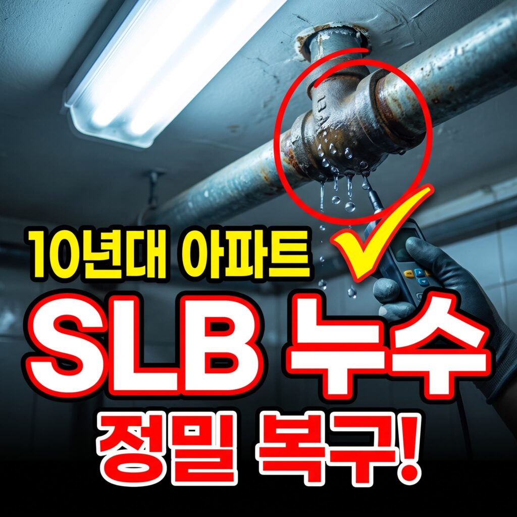 2010년대 아파트 층상 배관(SLB) 이음부 미세 누수 사례
