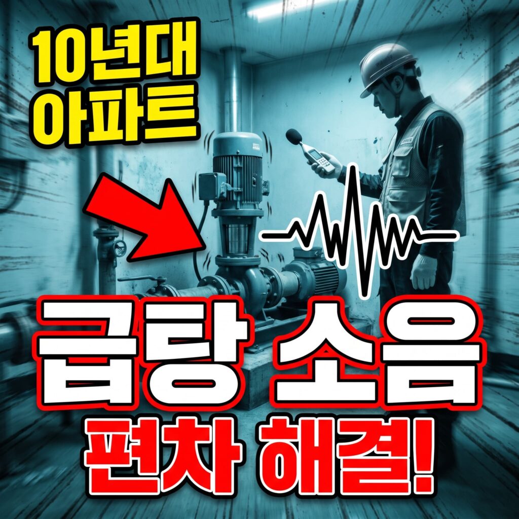 2010년대 아파트 세대 급탕 순환배관 소음·유량 편차 사례