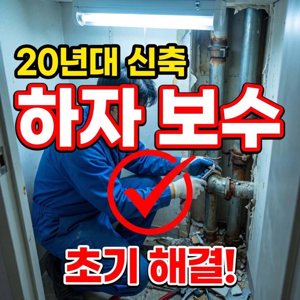 2020년대 신축 아파트 배관 하자보수, 준공 후 초기 결함 사례