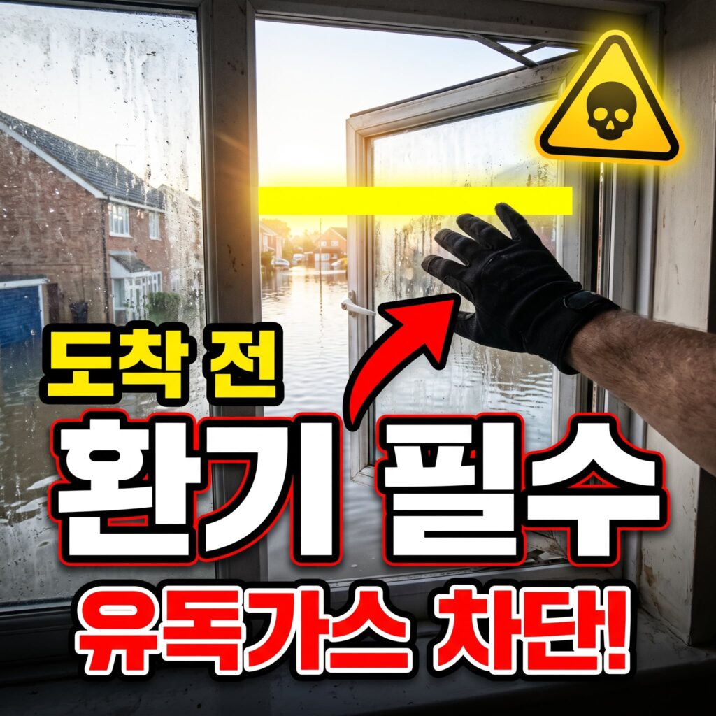 도착 전 필수 – 환기와 유독가스 예방