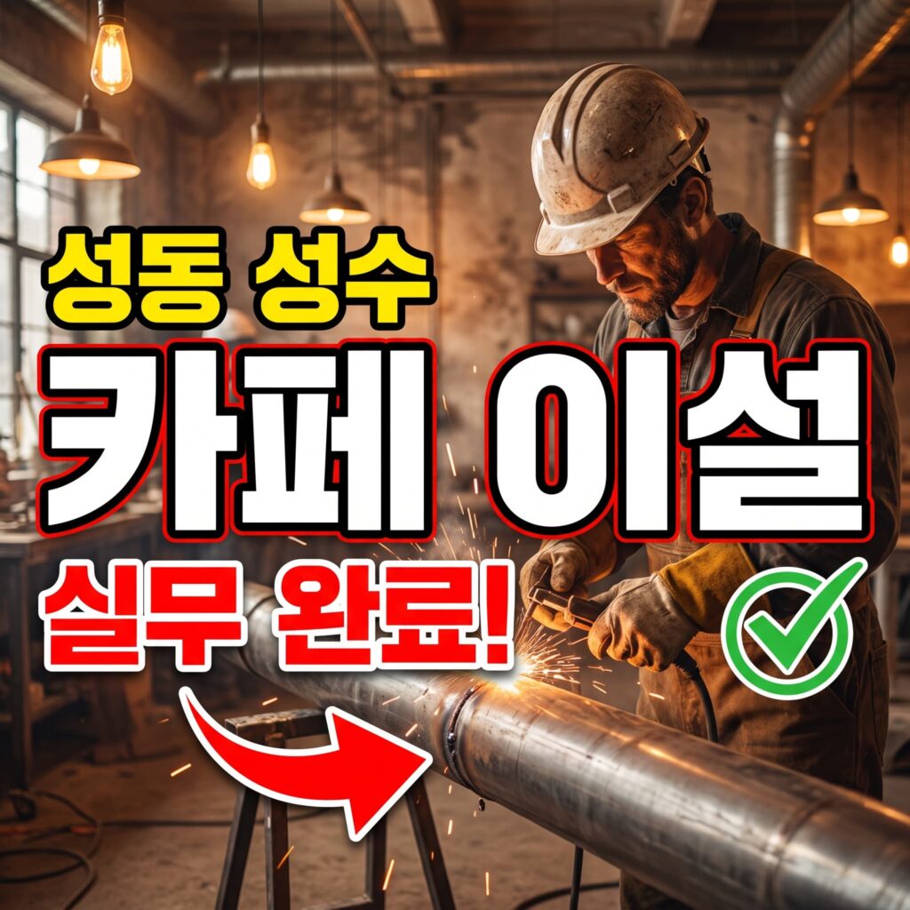 성동 성수 리모델링 카페 배관 이설 실무