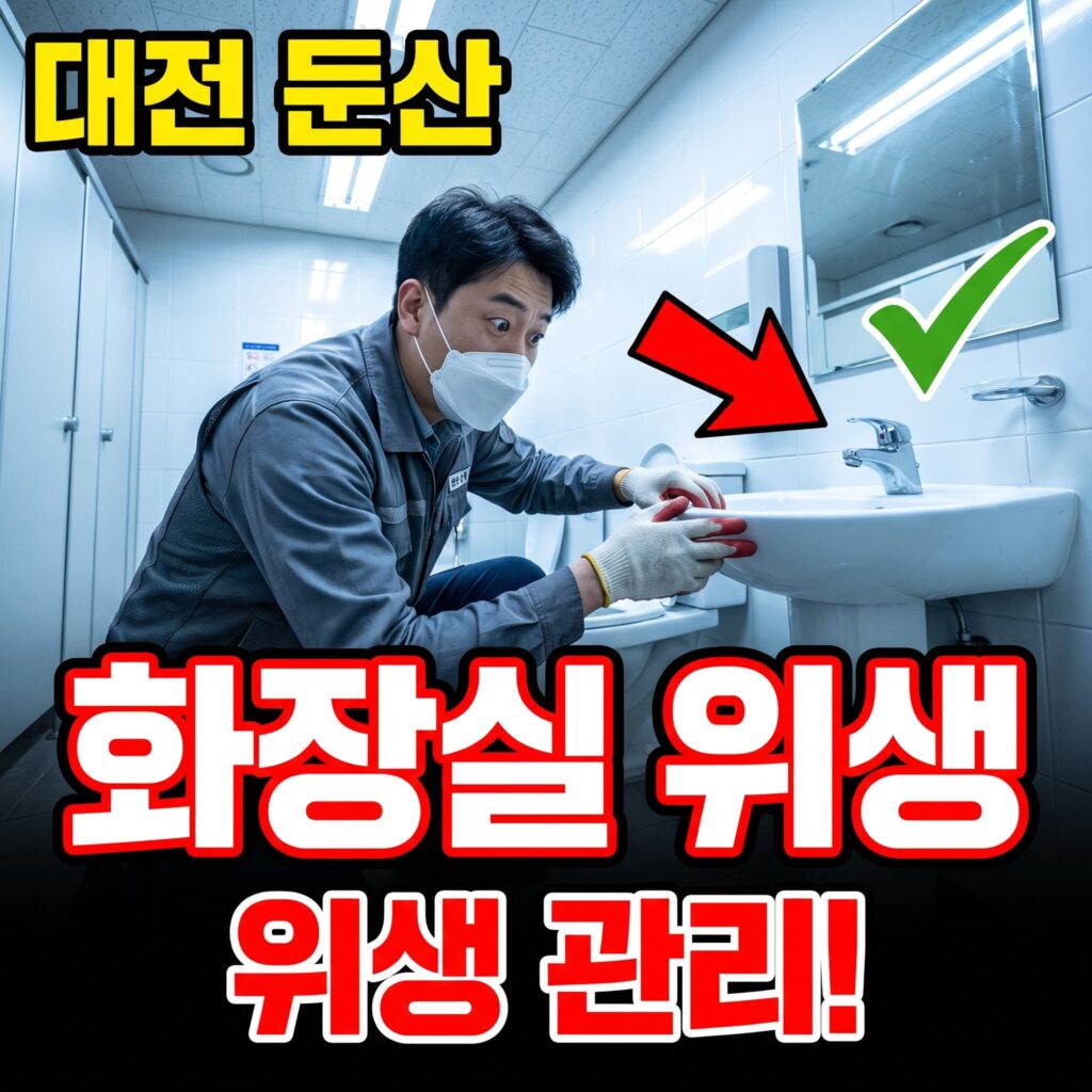 대전 둔산 관공서·법조타운 화장실 위생 관리