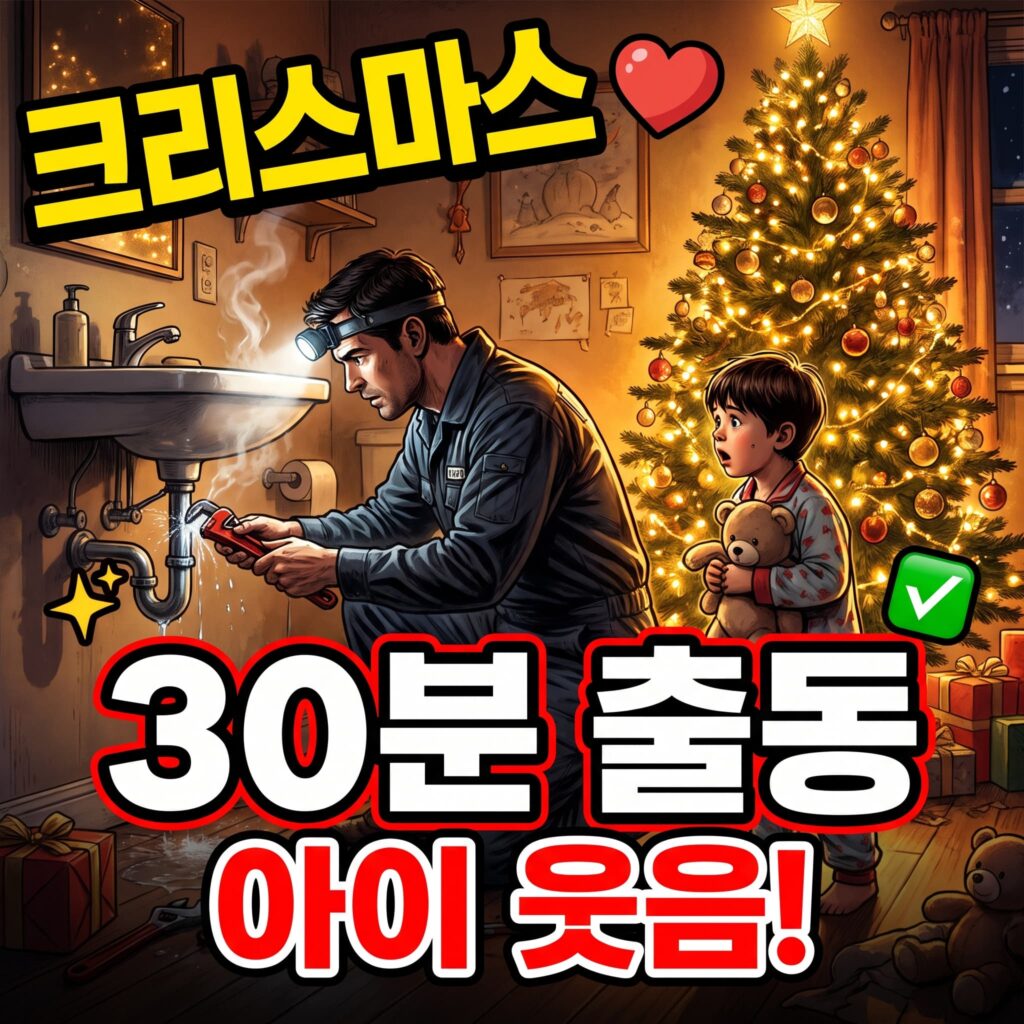 크리스마스이브 밤 10시, 아이 웃음을 지킨 30분