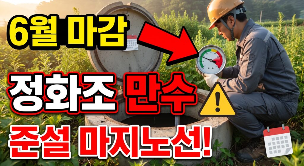 초여름 정화조 만수 사고, 6월 준설이 마지노선
