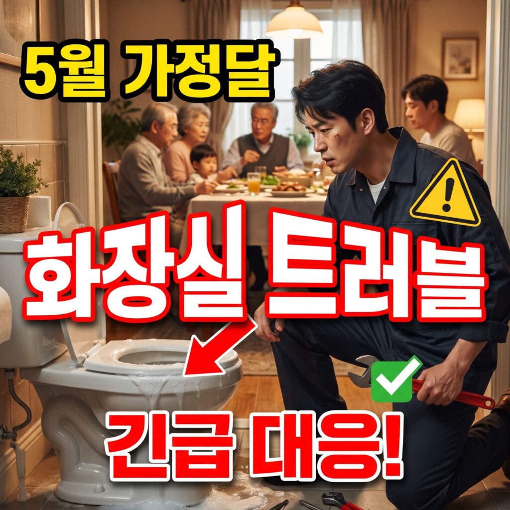 5월 가정의 달, 늘어난 손님으로 인한 화장실 트러블