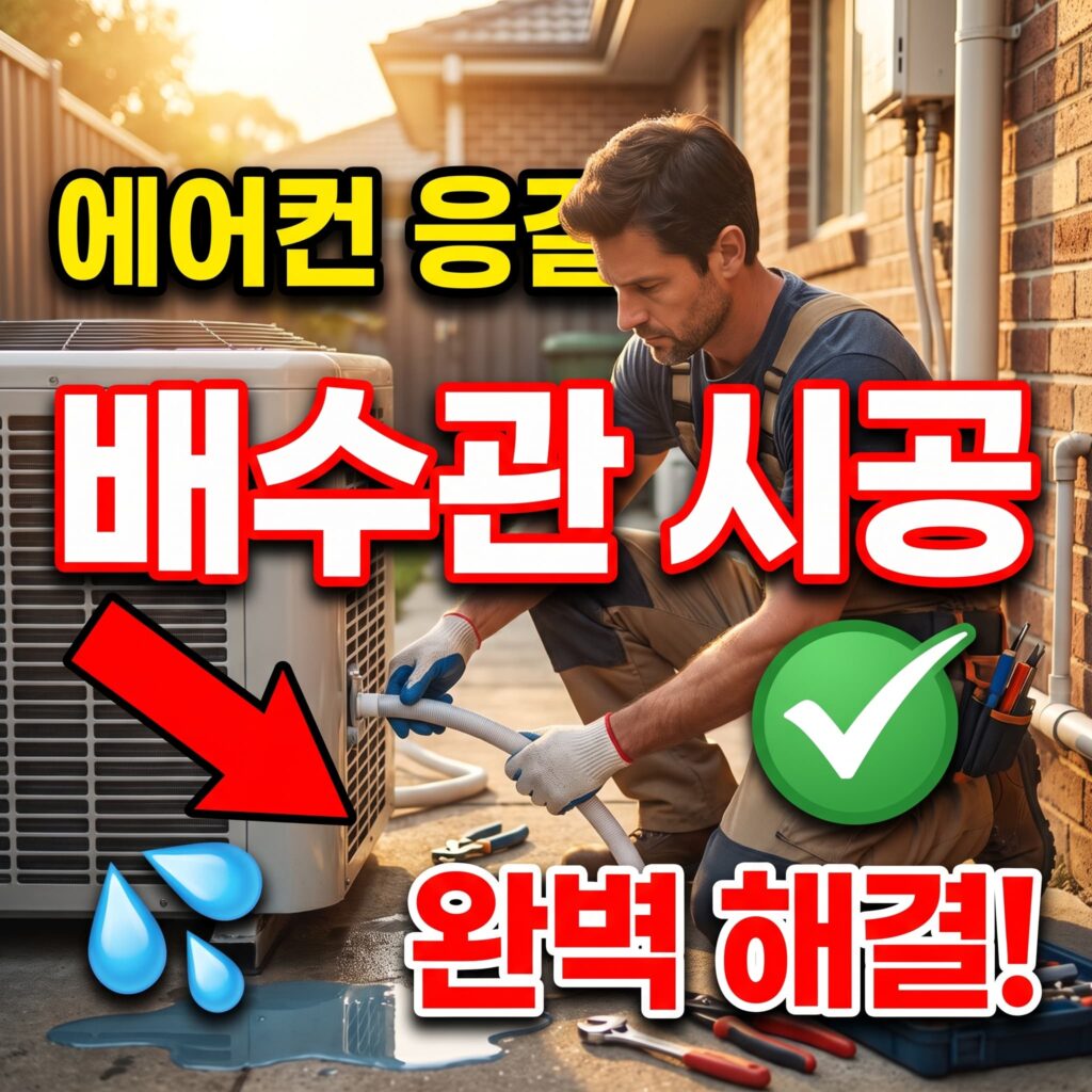 에어컨 응결수 종합, 배수관 문제와 저희 시공 사례