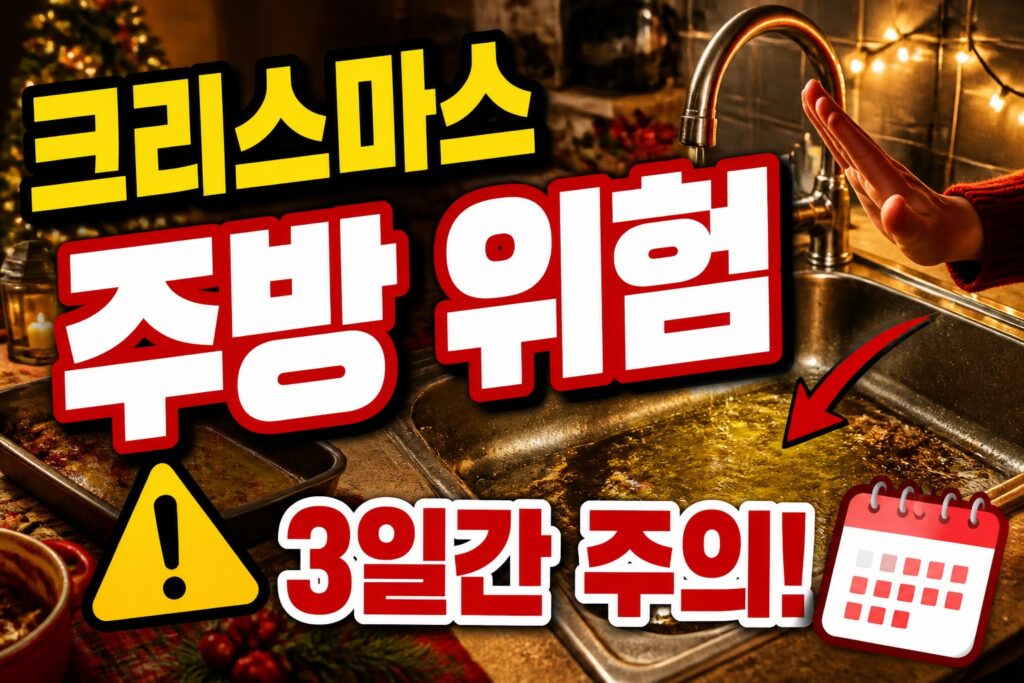 크리스마스 요리 폭탄, 주방 배관이 위험한 3일