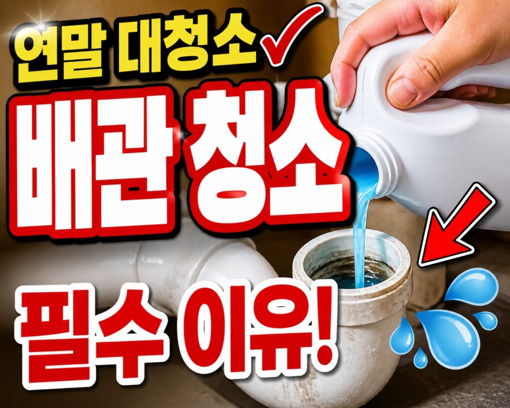 연말 대청소 시즌, 배관에도 대청소가 필요한 이유