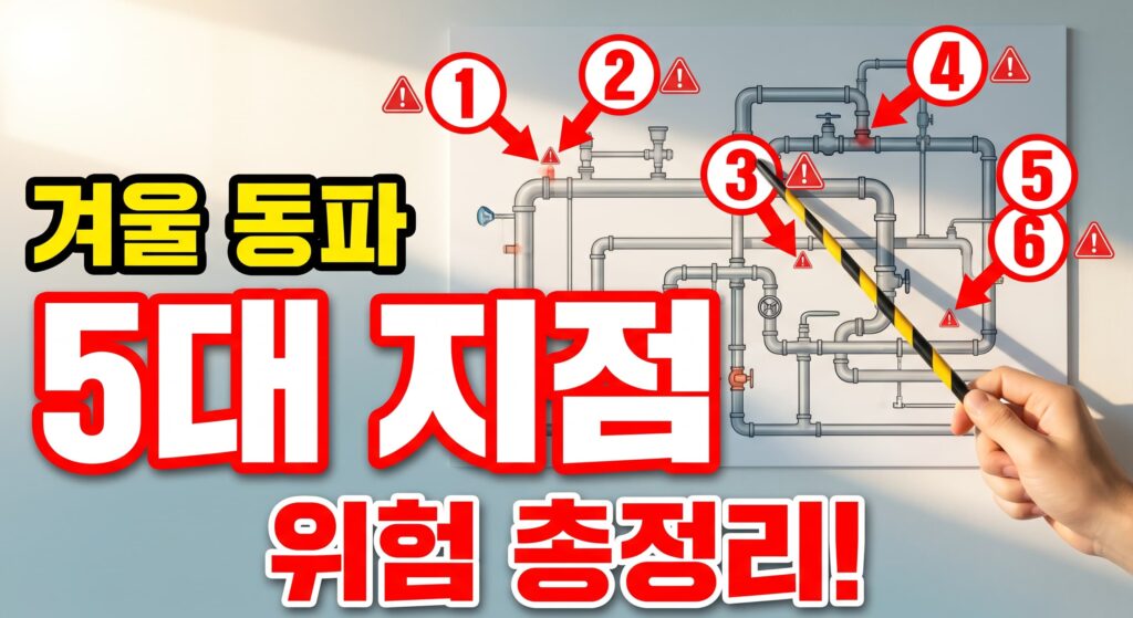 겨울 동파 총정리, 5가지 위험 지점