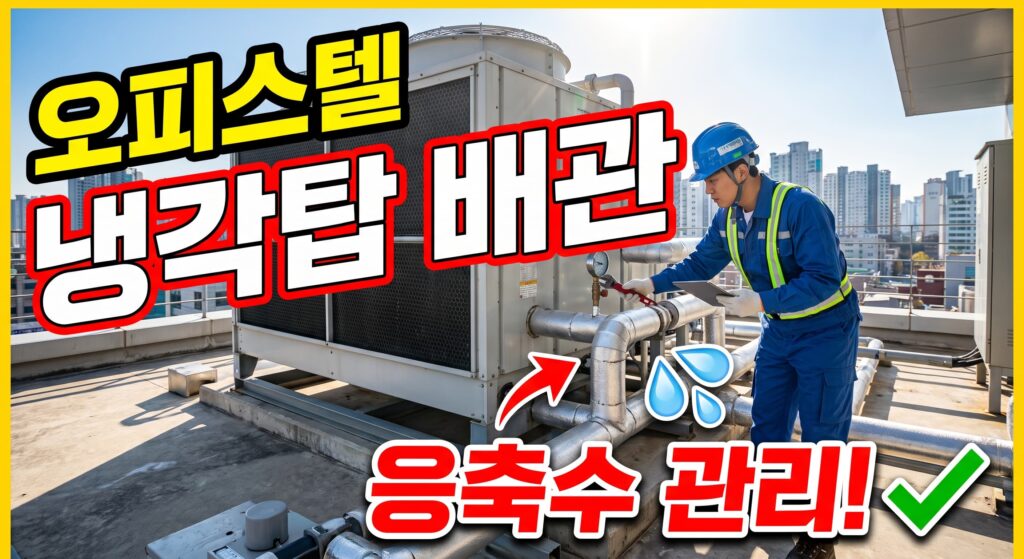 오피스텔 공조·냉각탑 응축수 배관 관리