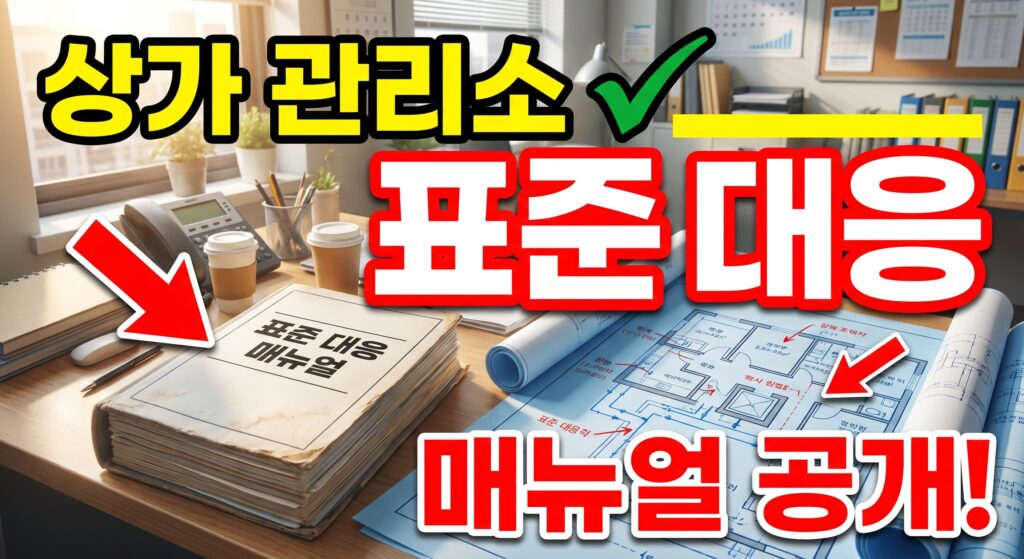상가 관리사무소 실무자를 위한 표준 대응 매뉴얼
