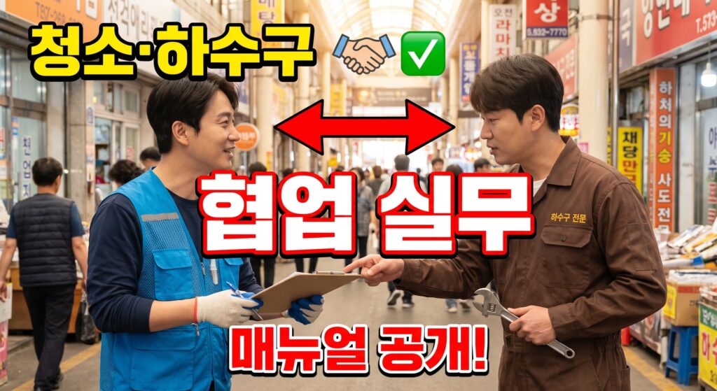 상가 청소업체와 하수구 업체 협업 실무