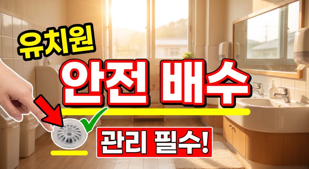 유치원·어린이집 안전한 배수 관리