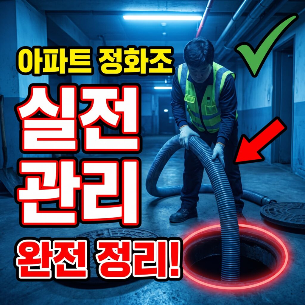 아파트 정화조 청소·오수관 관리 실전편