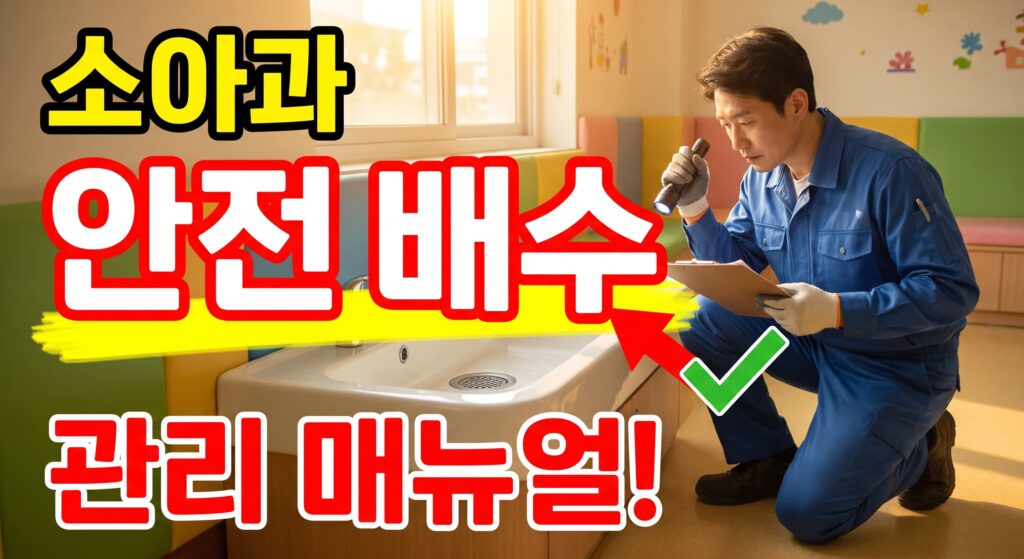 소아과 병원 안전한 배수 관리
